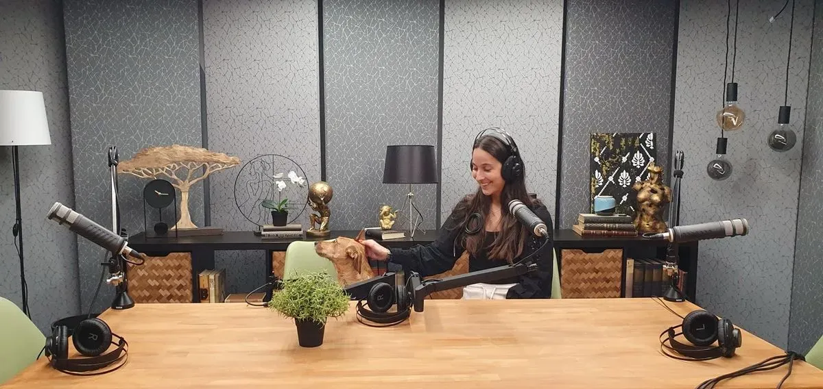 Professzionális stúdió világítás podcast Budapest - Eco-Office Podcast Stúdió Budapest, Terézváros (Oktogon 7 perc)