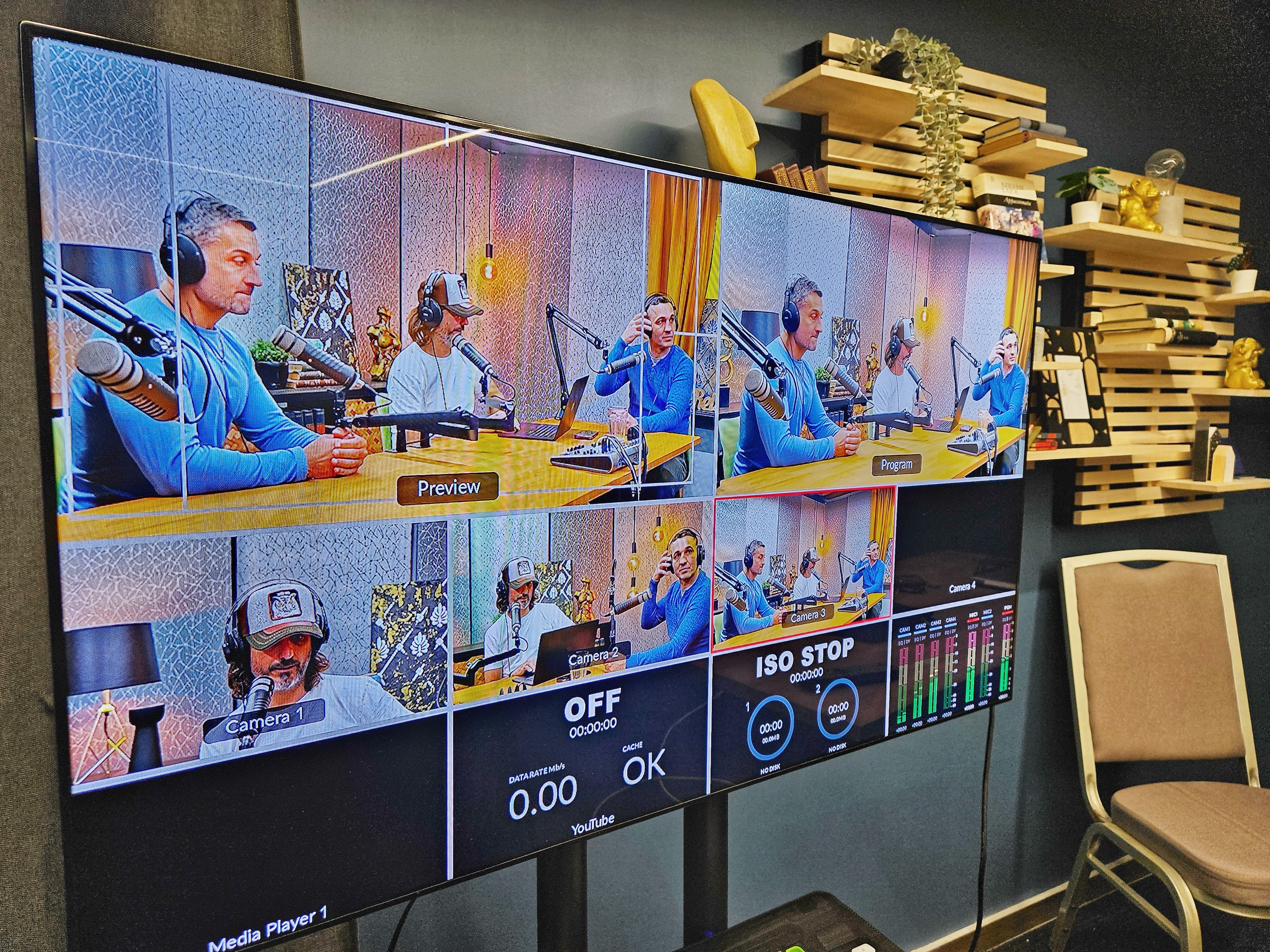 Podcast stúdió bérlés Budapest Eco-Office