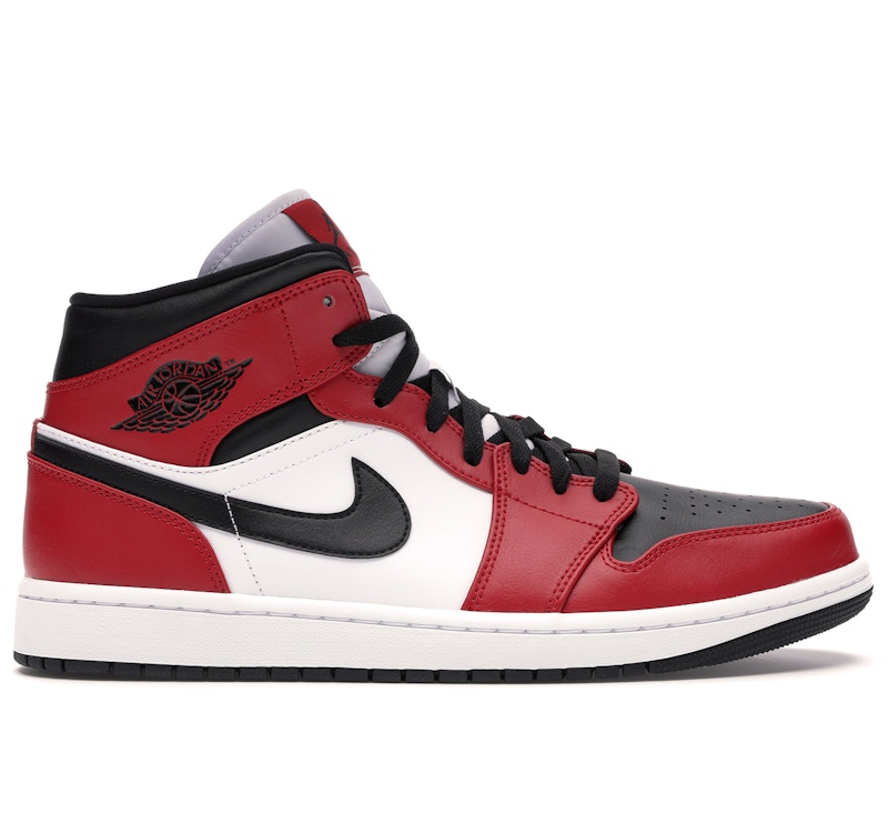 Jordan 1 Mid Chicago Toe