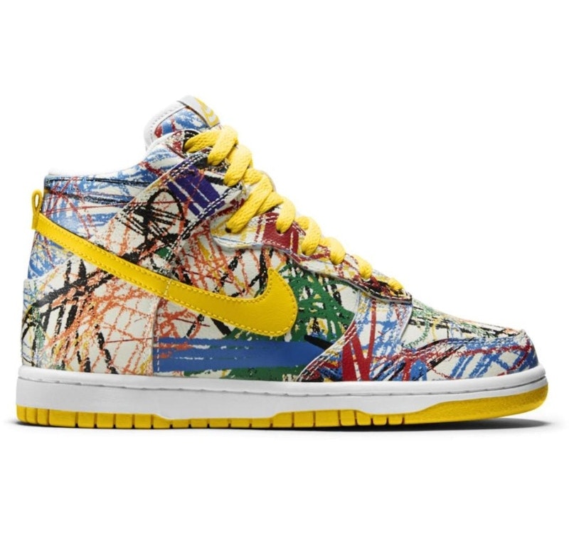 Nike Dunk High Scribble