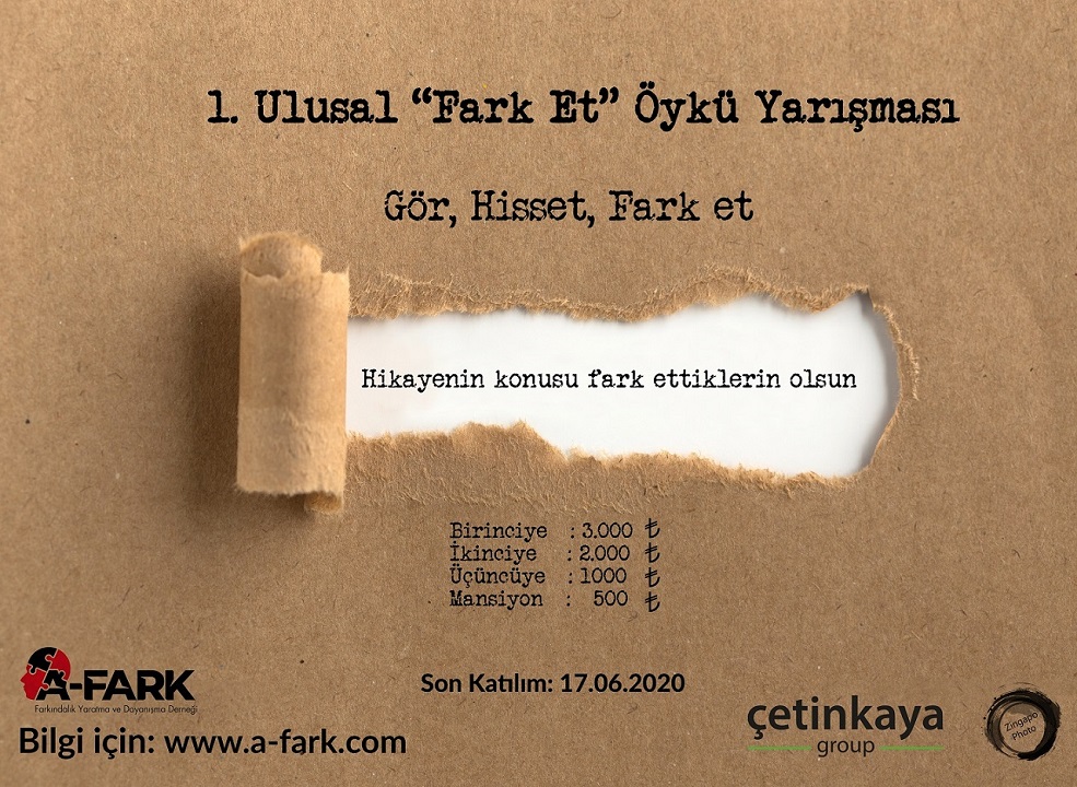 1. Ulusal Fark Et Öykü Yarışması