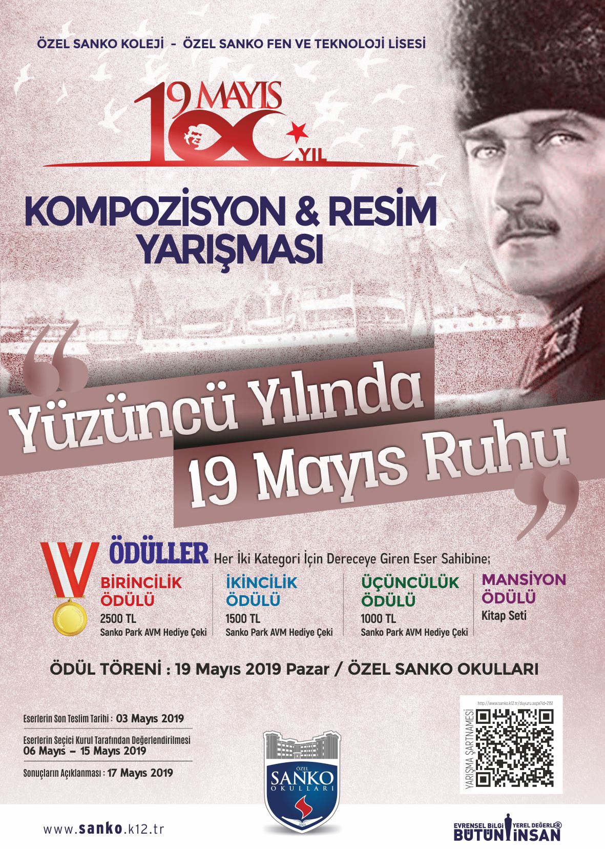 19 Mayıs Ruhu Kompozisyon ve Resim Yarışması