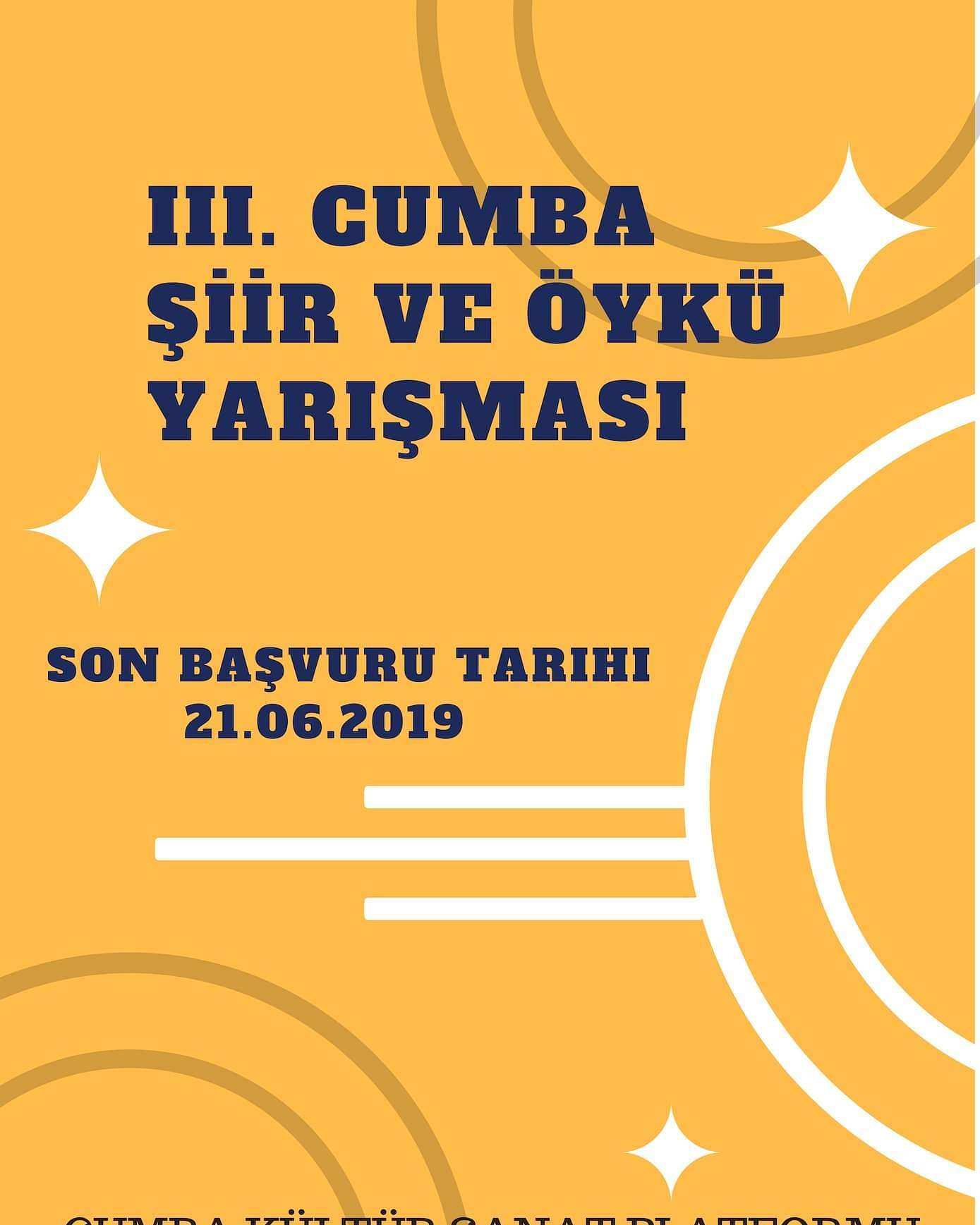 3. Cumba Şiir ve Öykü Yarışması