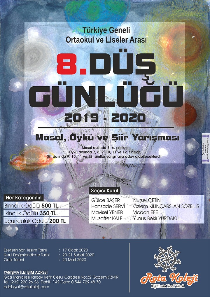 Düş Günlüğü Masal, Öykü, Şiir Yarışması