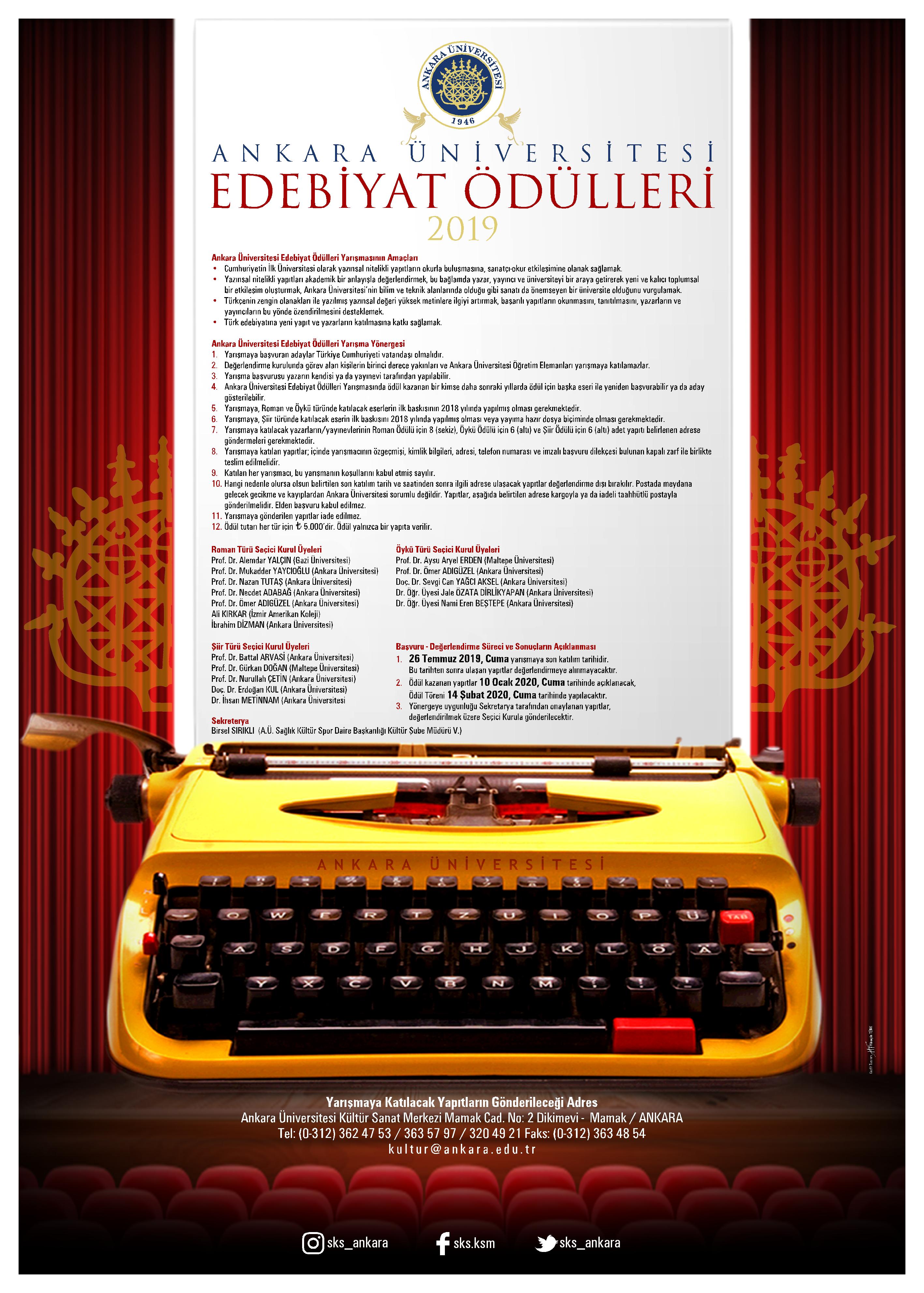 Ankara Üniversitesi Edebiyat Ödülleri