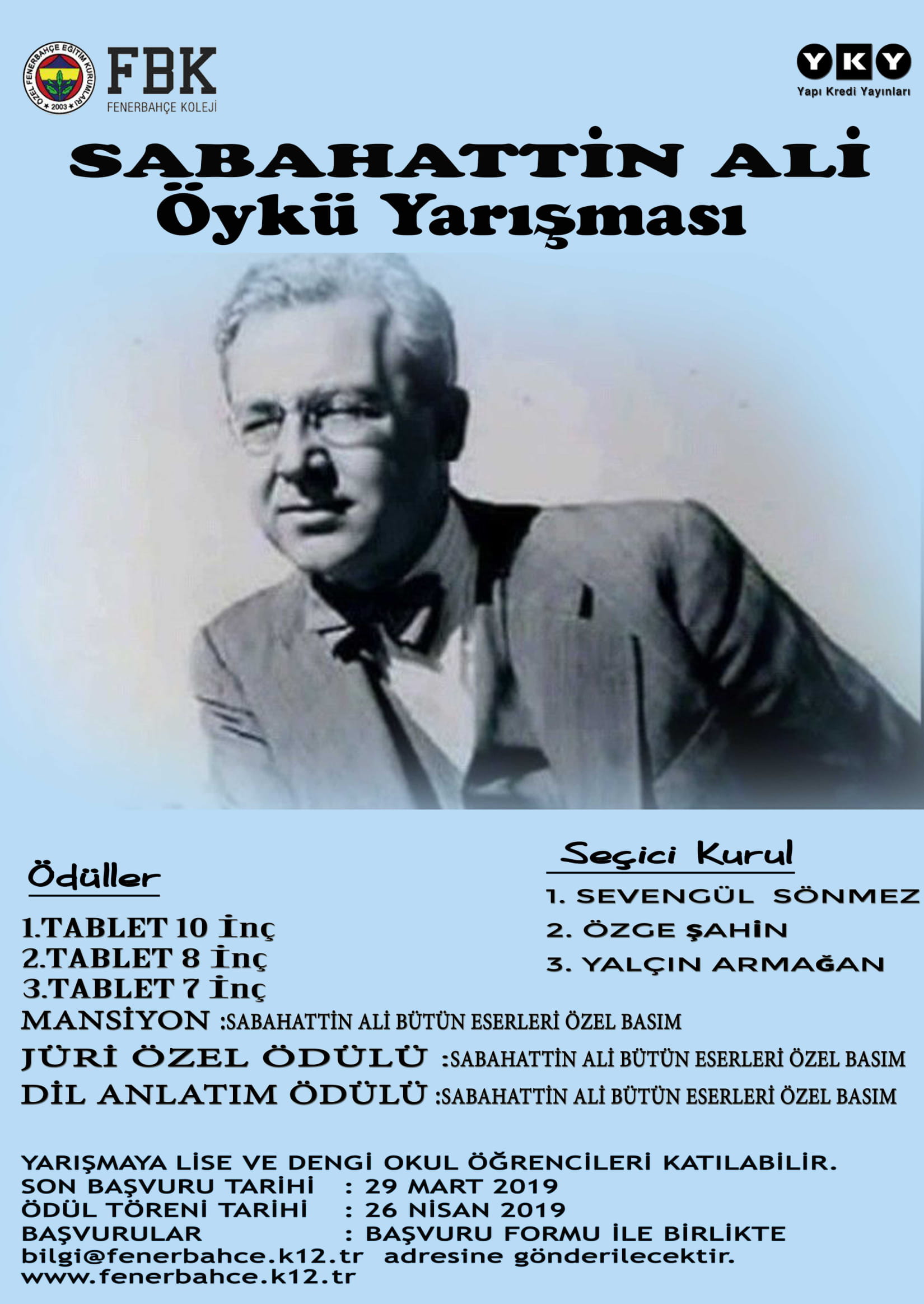 2. Sabahattin Ali Öykü Yazma Yarışması