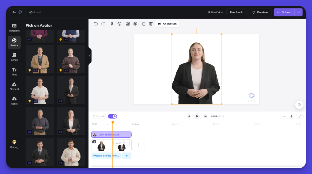 Heygen pricing plans and features for AI-powered video creation