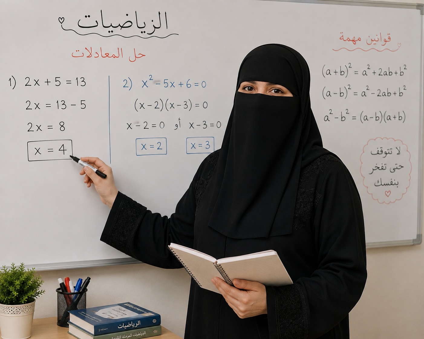 معلمة رياضيات
