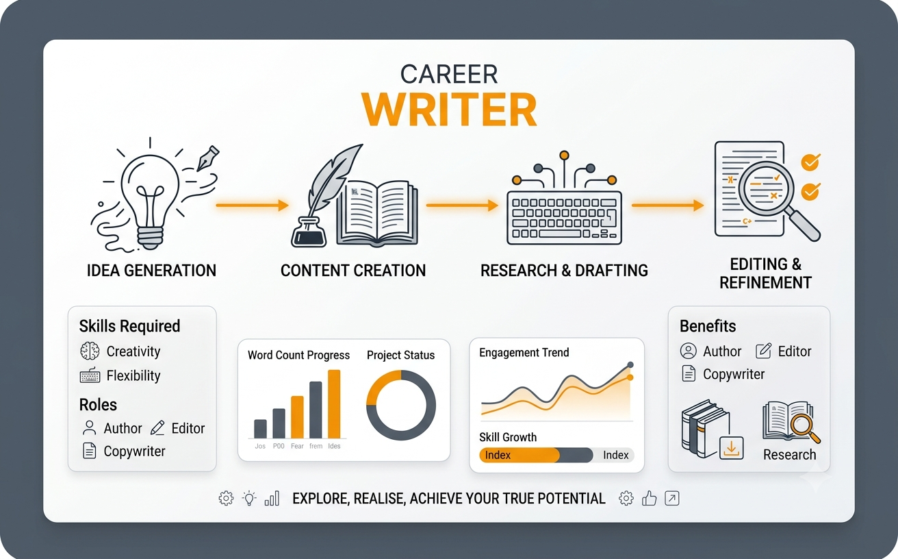 Writer banner