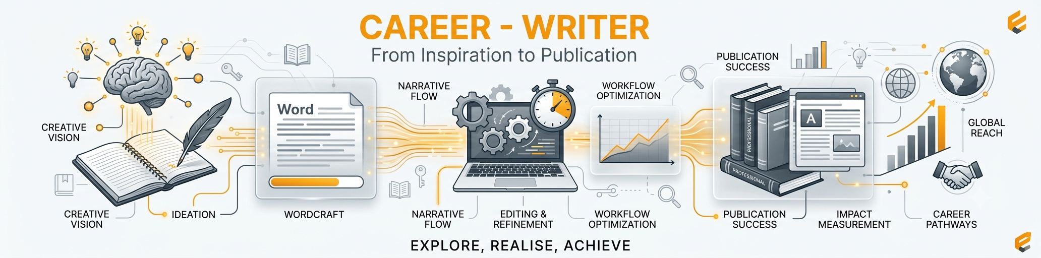 Writer banner