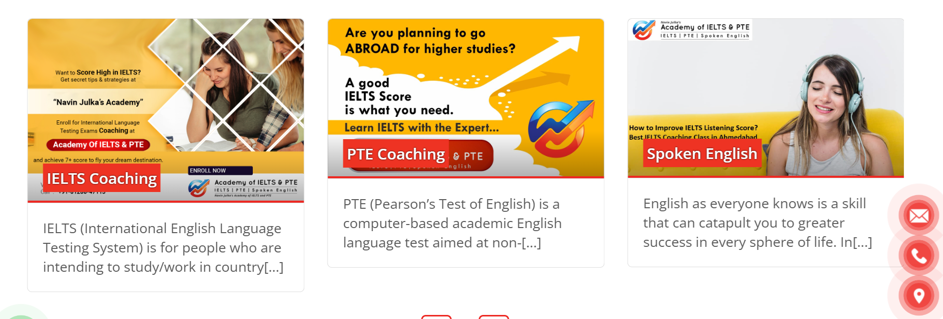 Navin Julka's Academy OF IELTS & PTE banner