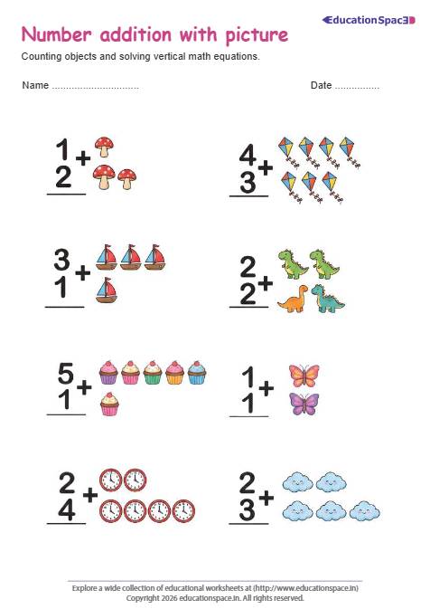 Number Addition with Picture