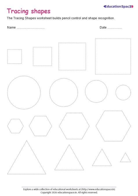 Tracing Shapes