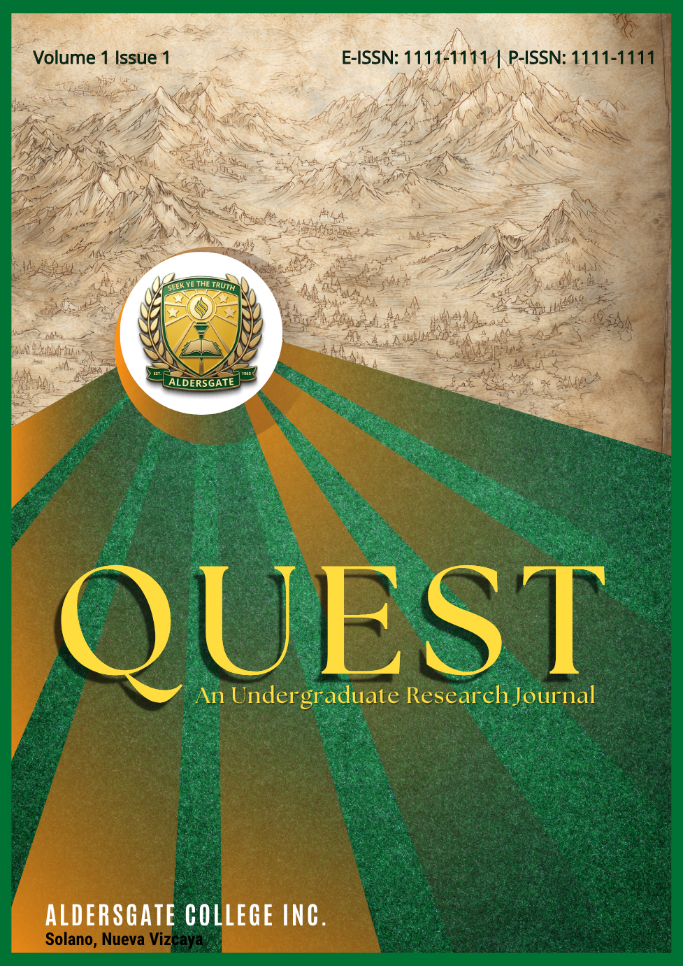 Cover of QUEST: An Undergraduate Research Journal