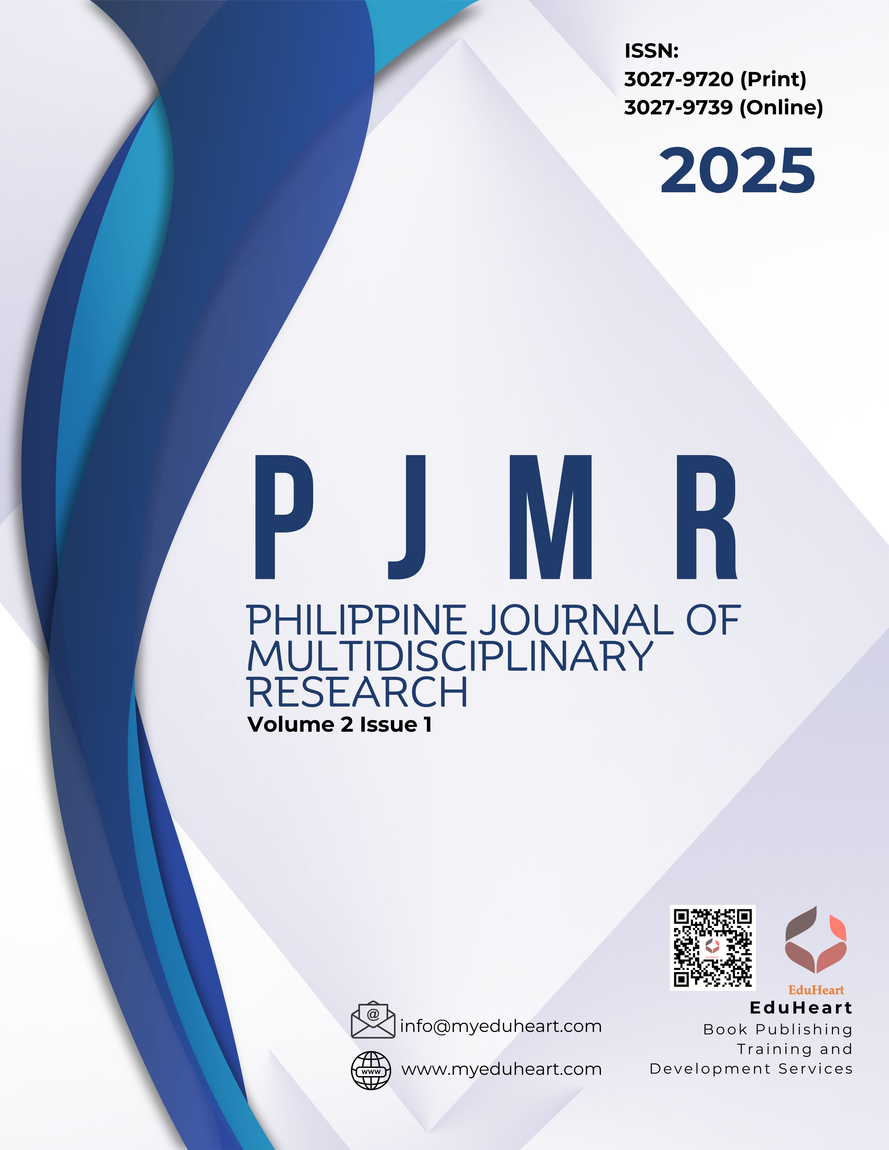 Philippine Journal of Multidisciplinary Research cover
