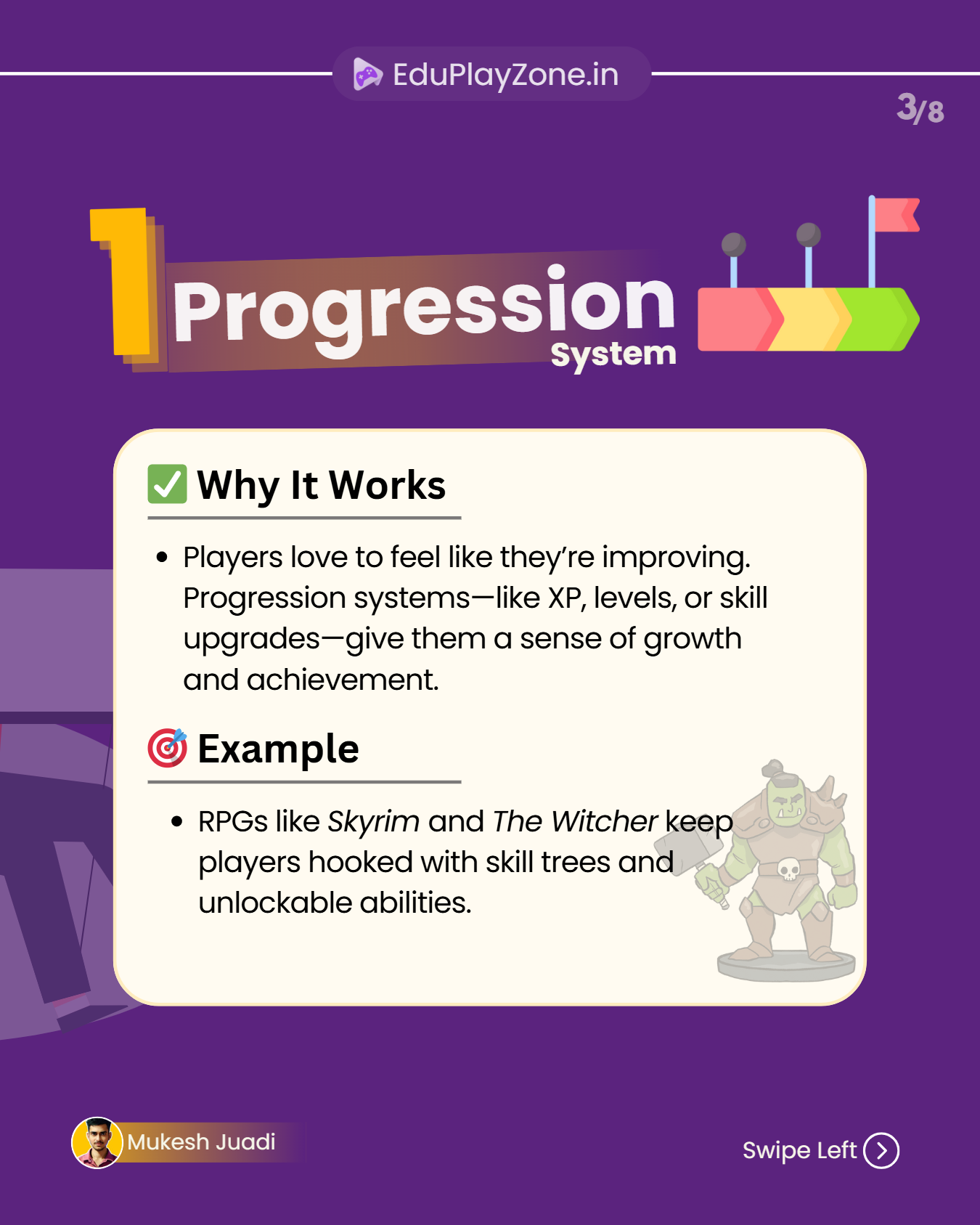 Players love leveling up, earning XP, and unlocking new abilities. Progression gives a sense of achievement and keeps players coming back.