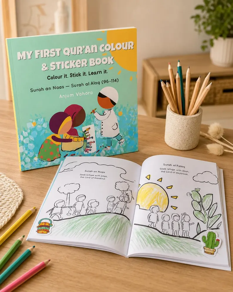 My First Quran Colour & Sticker Book cover