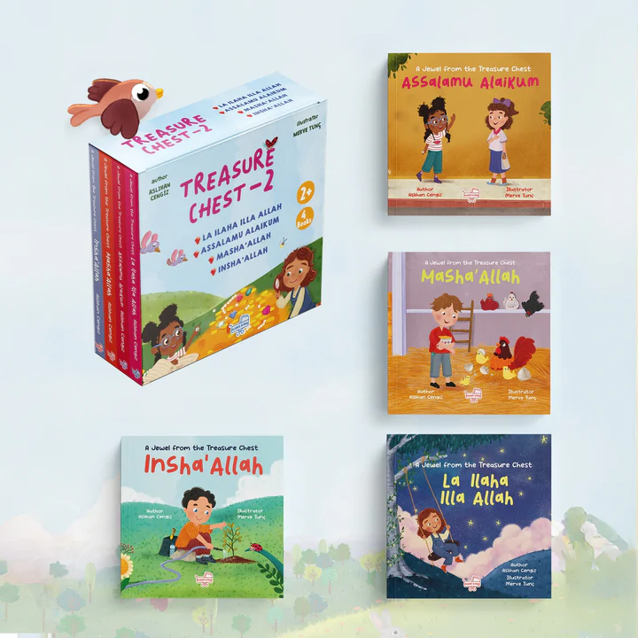 A Jewel from the Treasure Chest – Set 2 (4 Mini Board Books) by Oak Creative Designs — cover