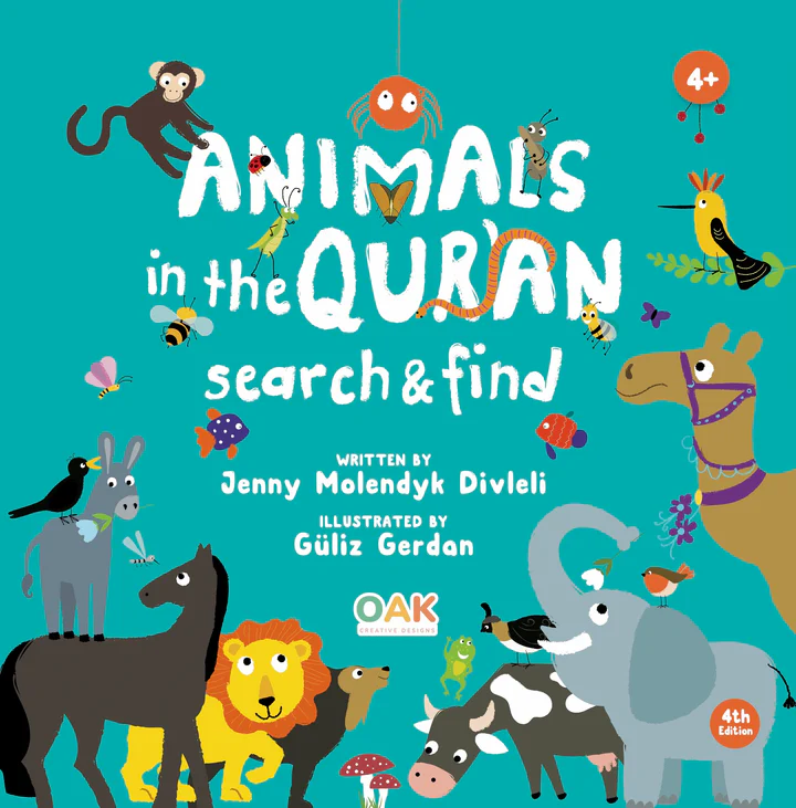 Animals in the Quran - Search and Find Book by Oak Creative Designs — cover
