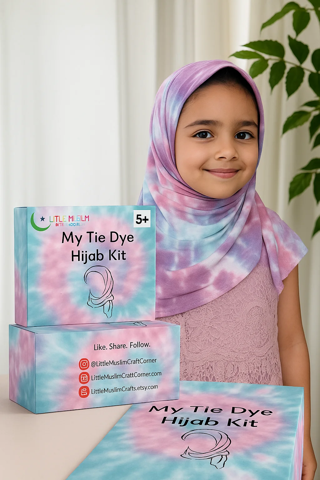 Tie and Dye Hija Kit by LittleMuslimCorner cover
