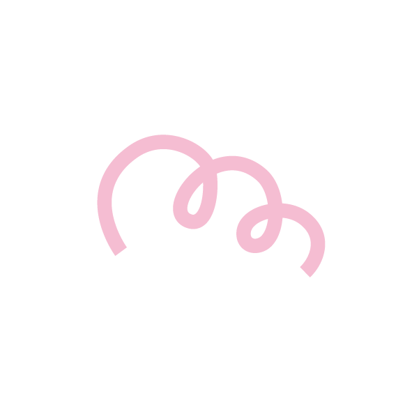 [Decoratieve roze krul]