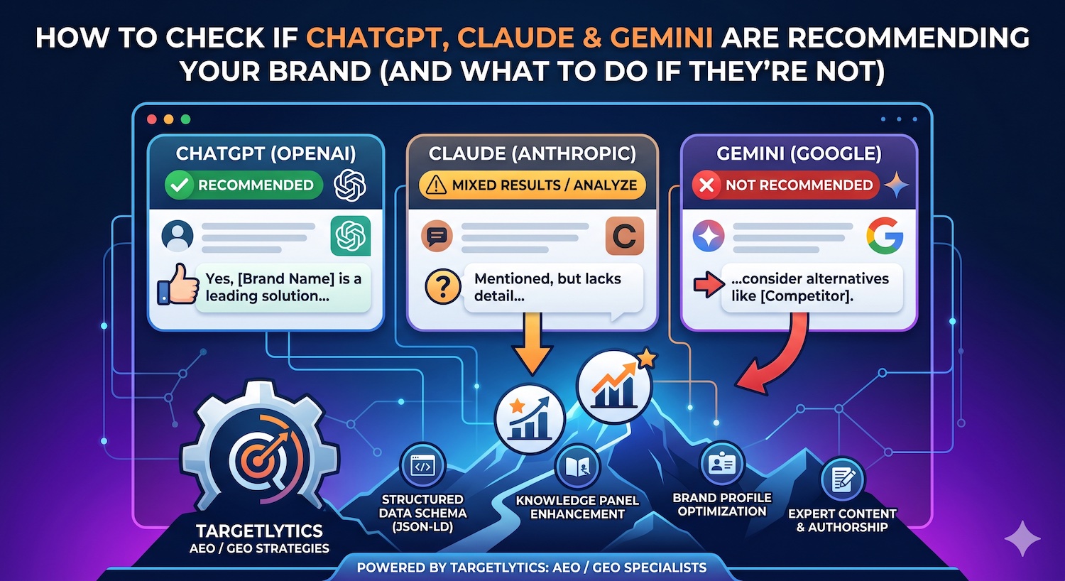 How to Check If ChatGPT, Claude & Gemini Are Recommending Your Brand (And What to Do If They're Not)