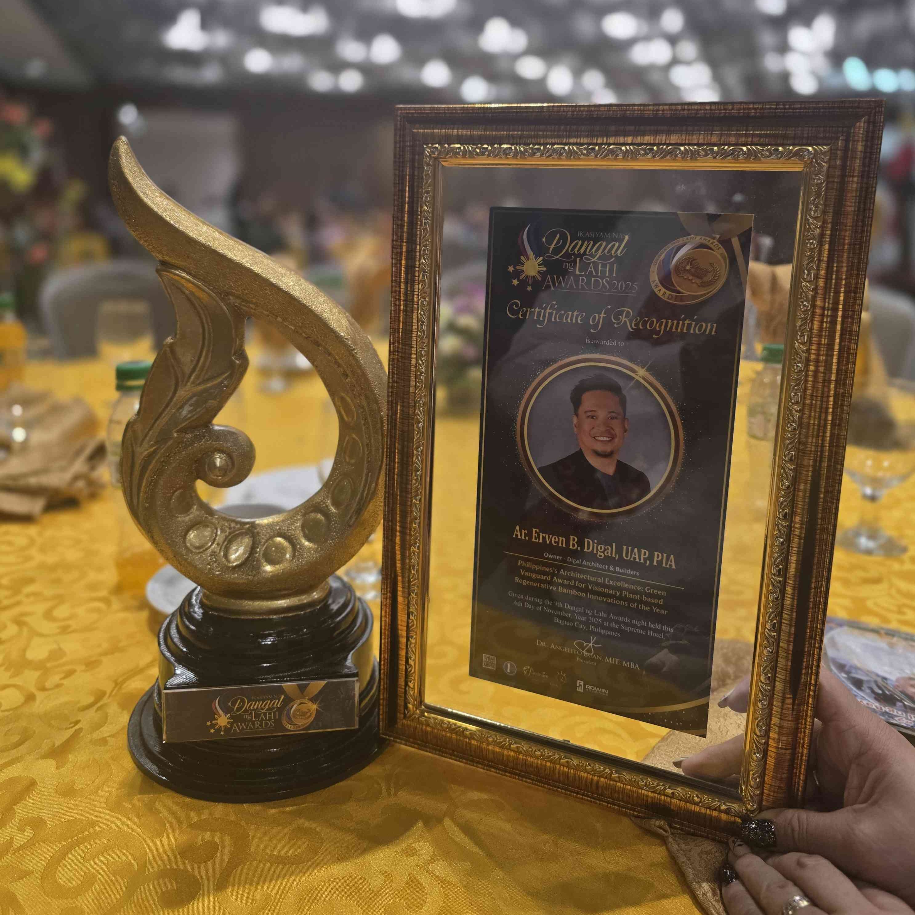 Dangal ng Lahi — Green Vanguard Award recognition