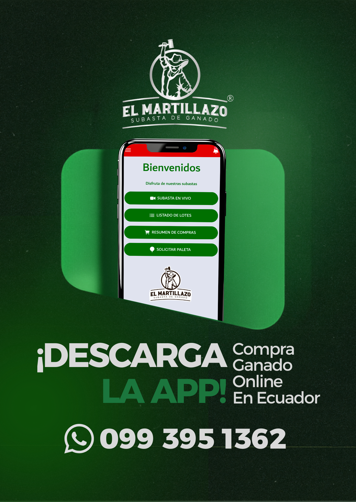 Aplicación Móvil El Martillazo - Subastas en Vivo