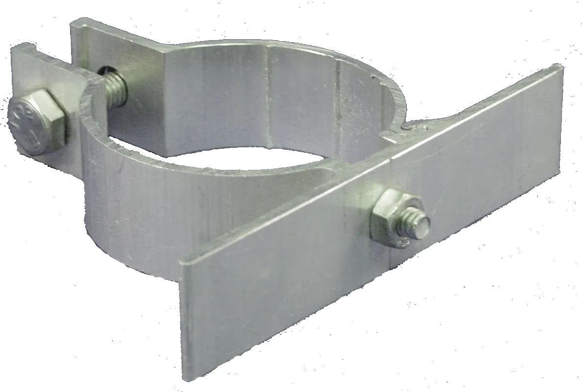 2 3/8" Round Post Single Sign Bracket — 28C-S