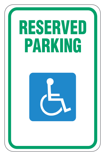 Accessible Parking Sign (ISA)