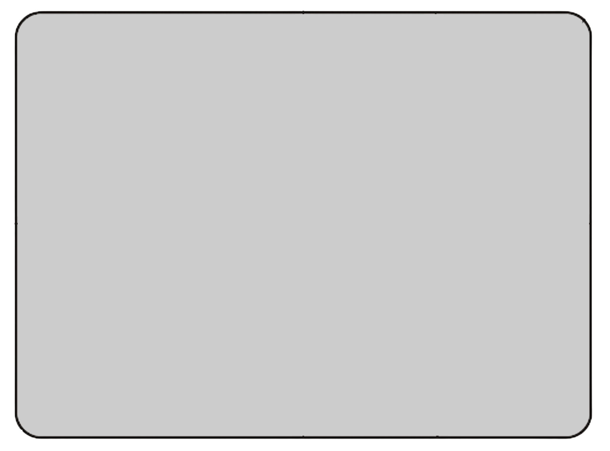 Aluminum Sign Blank — Horizontal Rectangle