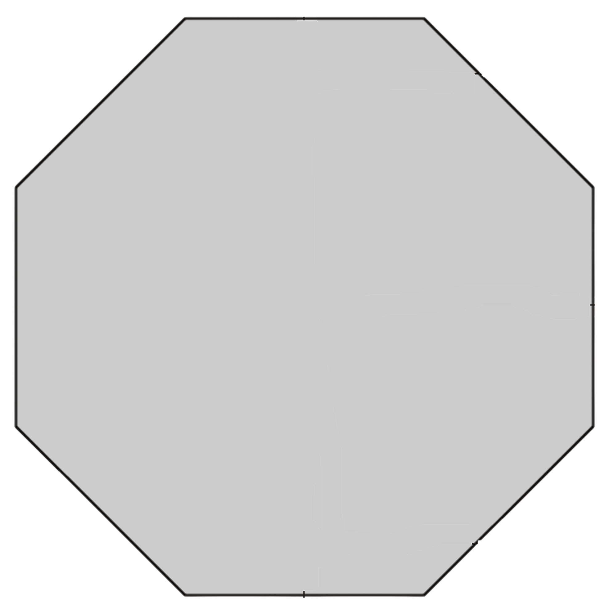 Aluminum Sign Blank — Octagon