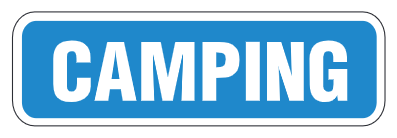 Camping Plaque (Word)