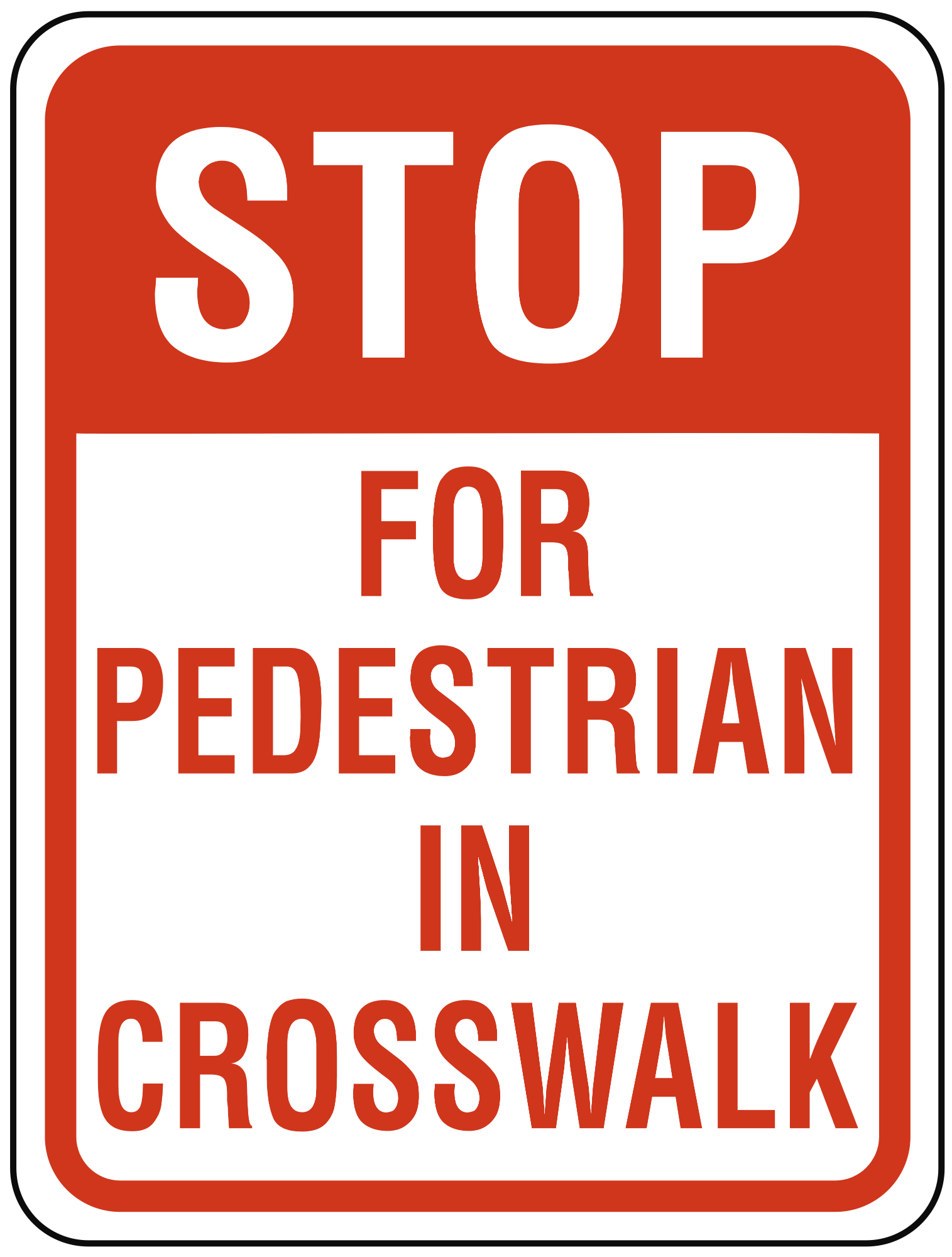 Stop For Pedestrian In Crosswalk (Generic)