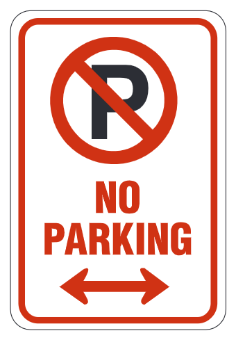 No Parking W/Symbol <---->