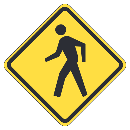 Pedestrian Crossing Sign