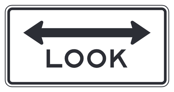 Look (Both Directions Arrow)