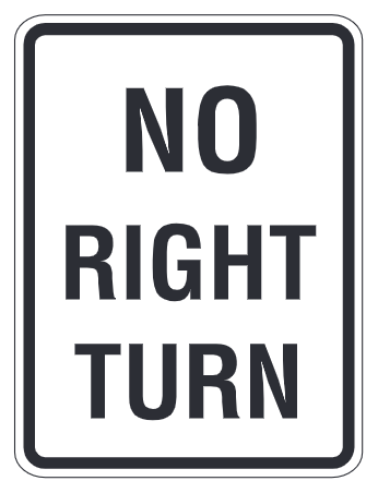 No Right Turn (Word, Smaller)