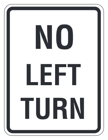 No Left Turn (Word, Smaller)