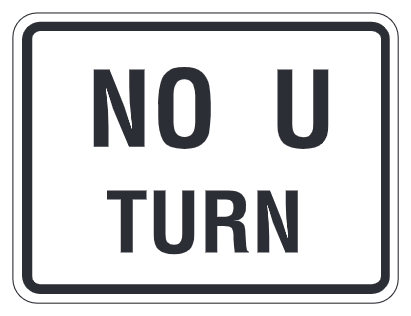 No U Turn (Word, Smaller)
