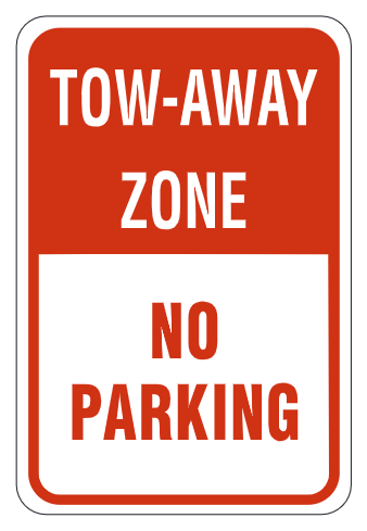 Tow-Away Zone No Parking