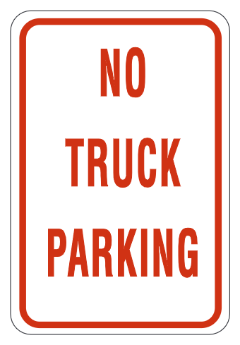No Truck Parking