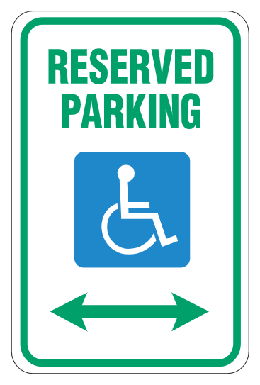Reserved Accessible Parking (Center)