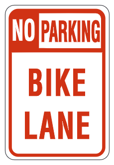 No Parking Bike Lane (Word)