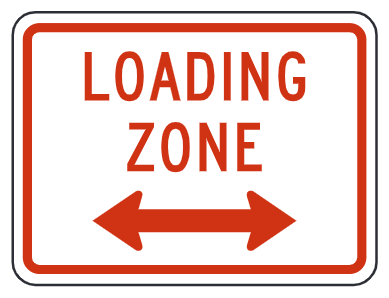 Loading Zone Plaque