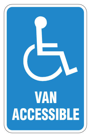 Van Accessible (Blue)