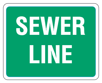 Sewer Line Marker