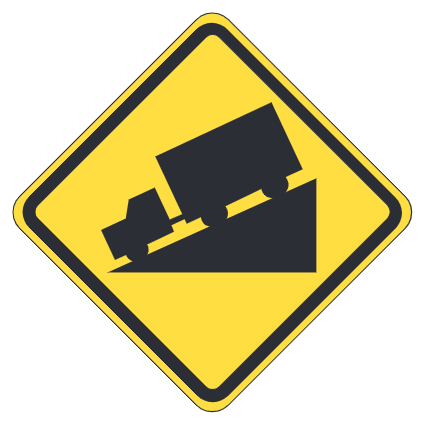 Truck On Hill Sym