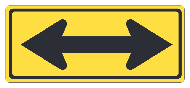 Two-Direction Large Arrow