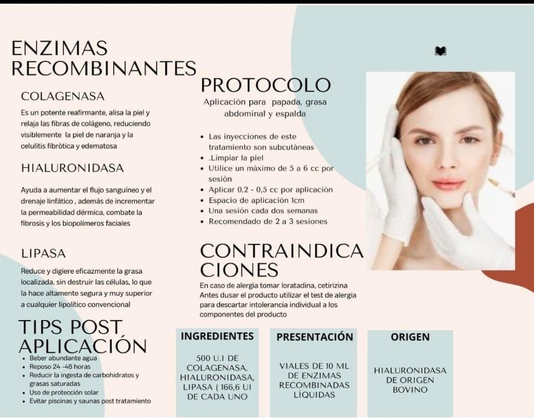 Lipoenzimas recombinantes x unidad